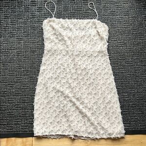 Cream colored dress!